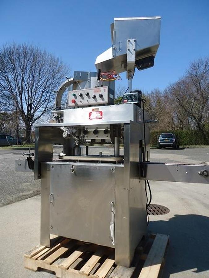 Used Kaps-All G-A Six Spindle Capper, Stainless Steel