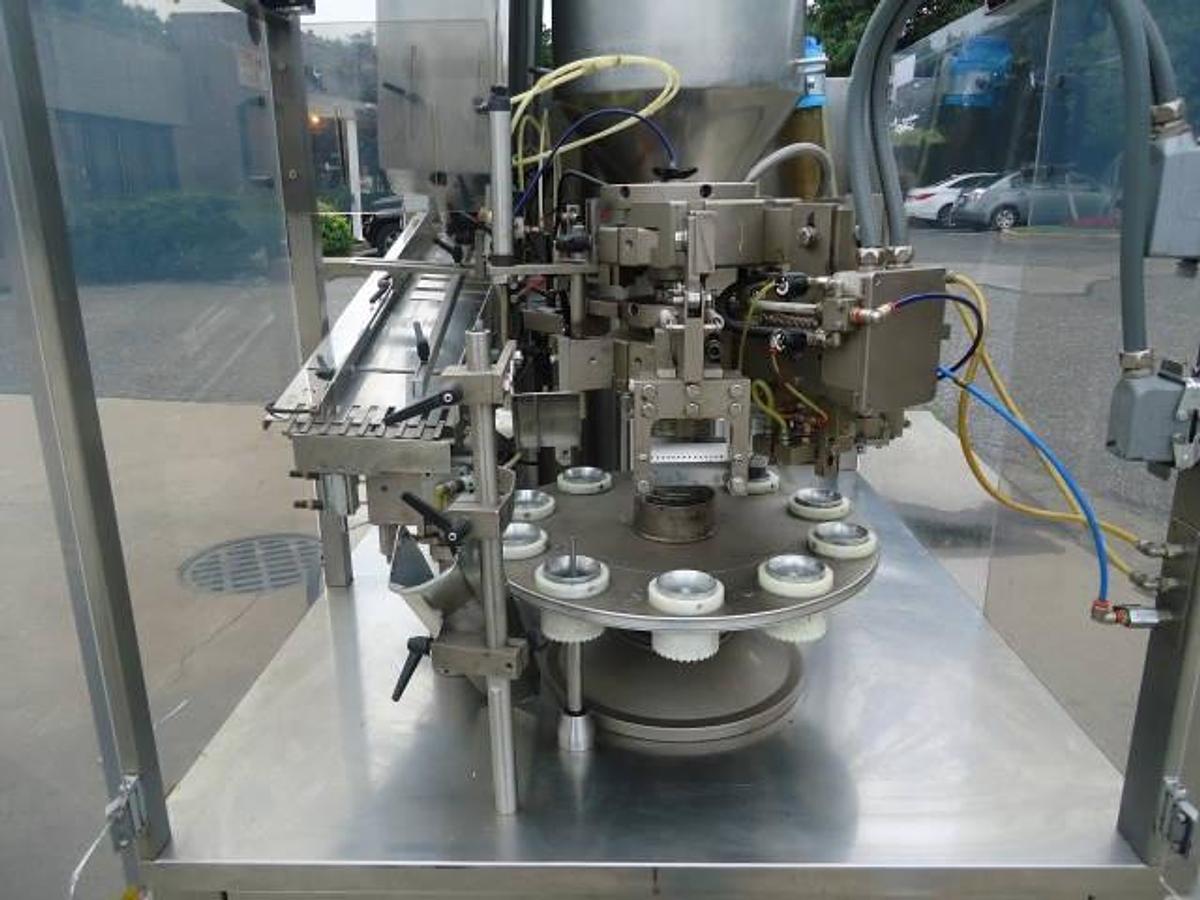 Used Unipac/Romaco Silver 100 Plastic Tube Filler/Sealer, 80 Per Minute
