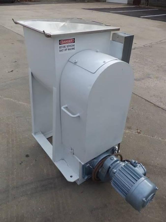 Used 2 Cu. Ft. Stainless Steel Ribbon/Paddle Blender, 2 HP