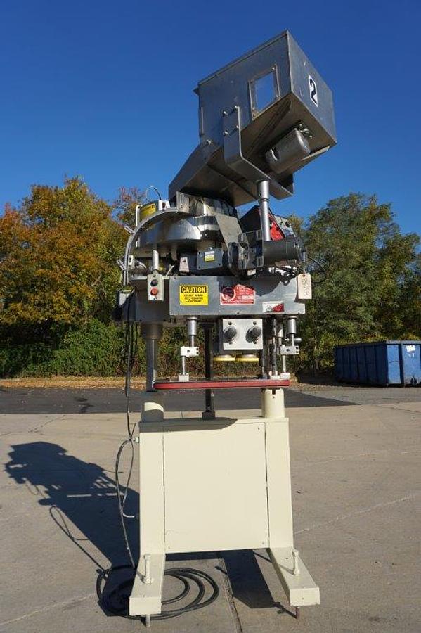 Used Kaps All “E” Screw Capper/Retorquer, 80 Per Minute
