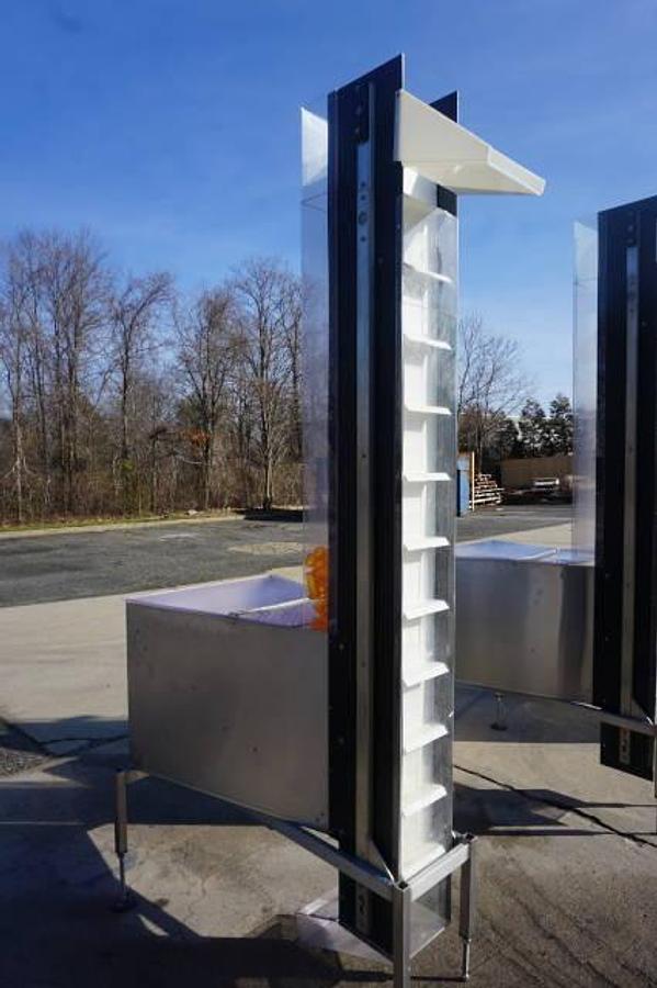 Used Omega Bottle/Cap Elevators/Feeders, 96 In. Discharge Height (5)