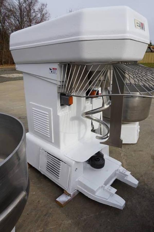 Used Colborne (Esmach) 200 Kg. Spiral Dough Mixer, Removable Bowls