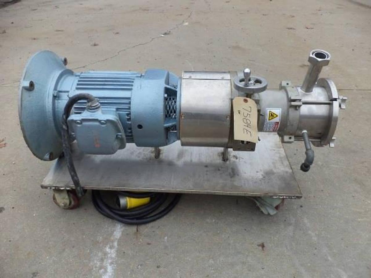 Used Greerco W500H Stainless Steel Horizontal Colloid Mill, XP