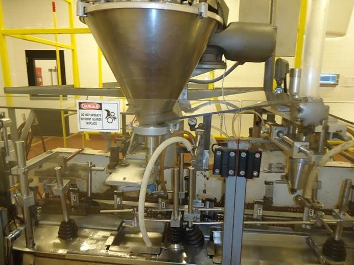 Used Bartelt IM-7 Pouch Packager & Cartoning Line