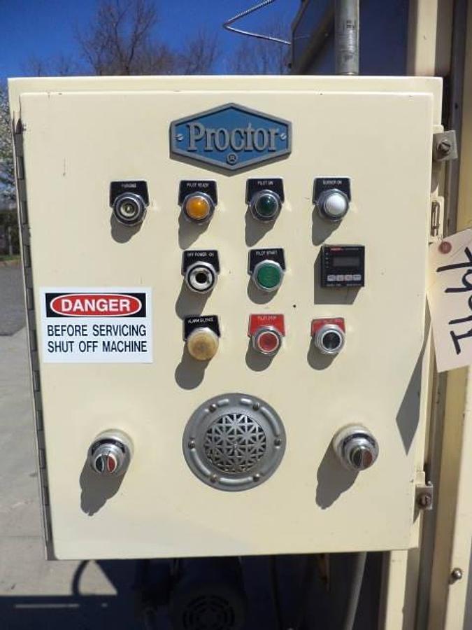 Used Proctor & Schwartz Gas Fired Batch Roaster/Dryer