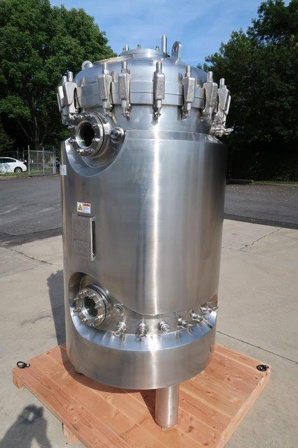 Used 1,000 Liter Allegheny Bradford SS Sanitary Jacketed Pressure Tank/Reactor