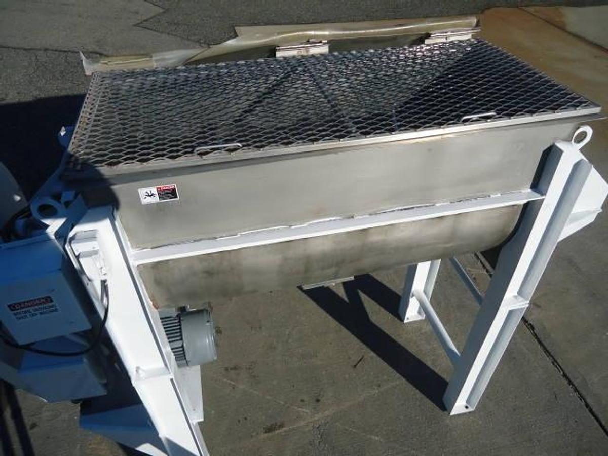Used 20 Cu.ft. Stainless Steel Double Ribbon Blender