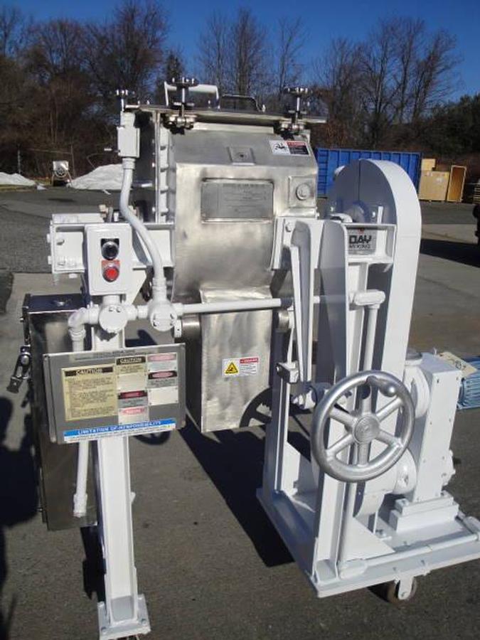 Used 1.3 Cu.ft. Day Stainless Double Ribbon Blender, Jacketed