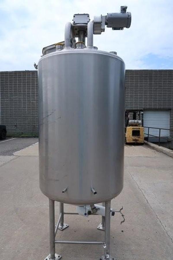 Used Feldmeier 200 Gallon Stainless Steel Jacketed Mix Tank