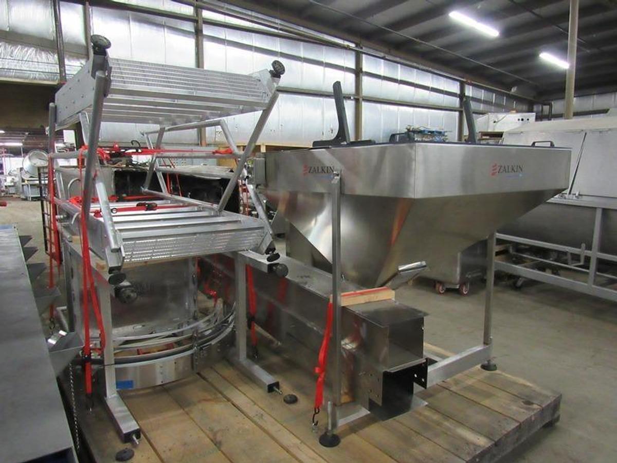 Used Eight Head Explosion Proof Filling Line, 375mL to One Liter Bottles