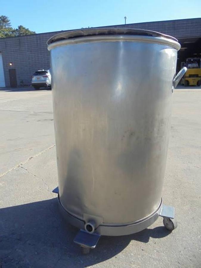 Used 50 Gallon Stainless Steel Portable Stock Pot