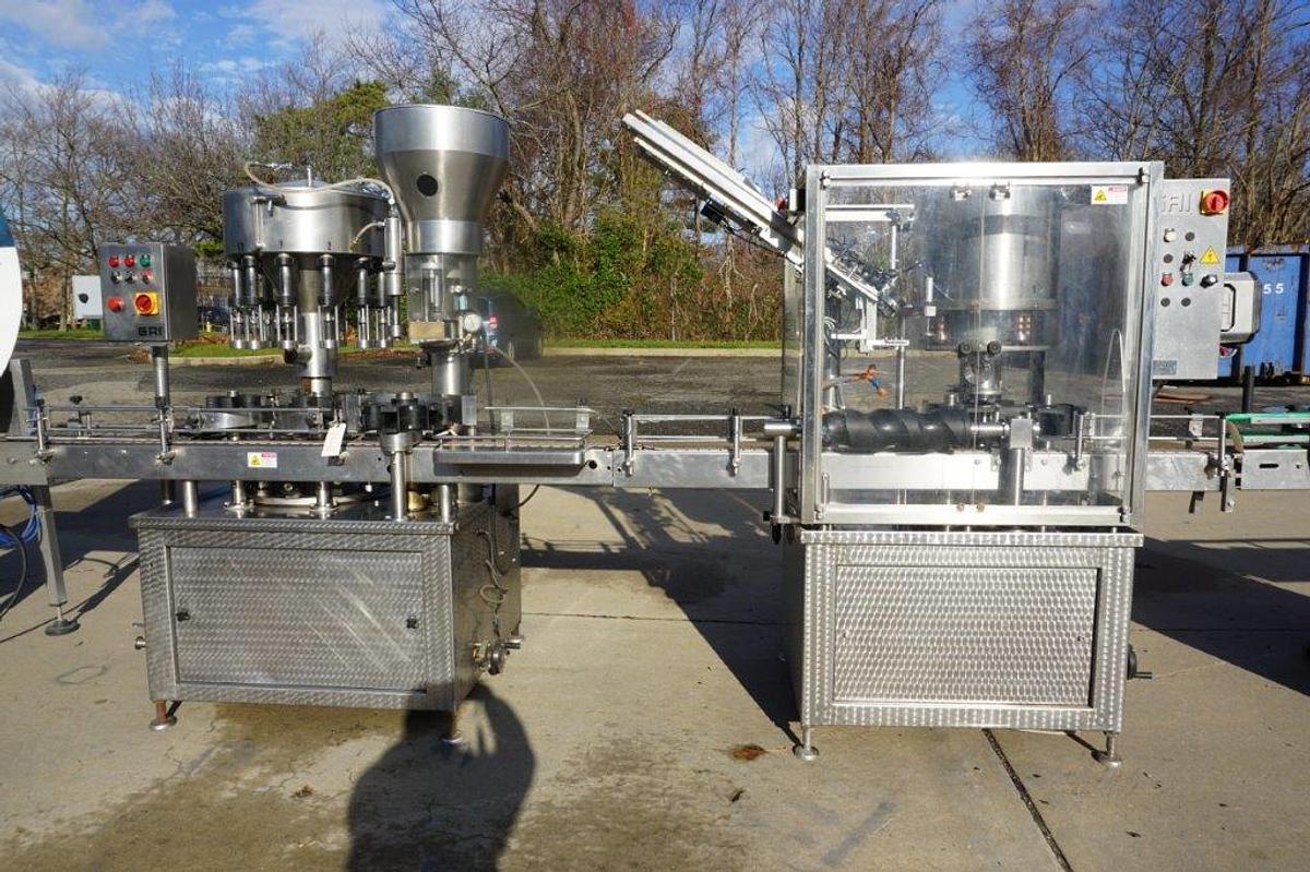 Used GAI Wine Bottling Line, Up To Approx. 55 Bottles Per Minute