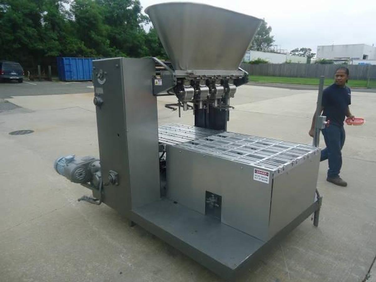 Used Cherry Burrell Four Piston Automatic Filler, Gallon Size Pistons