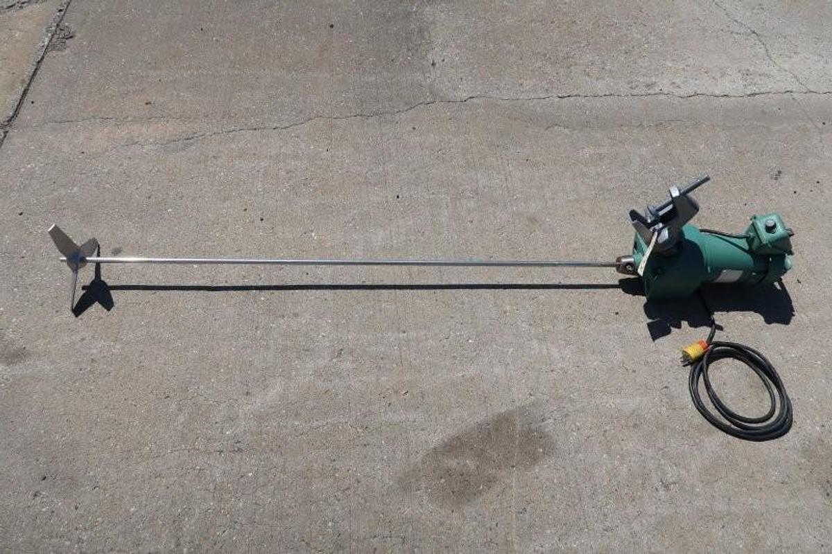 Used Lightnin 1/3 HP Clamp-On Portable Mixer, Variable Speed