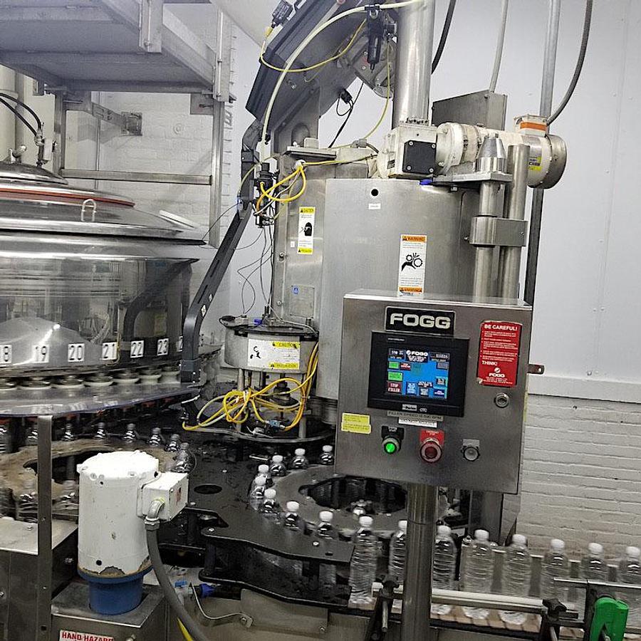 Used Fogg 54-Valve Filler with Alcoa 18-Head Screw Capper