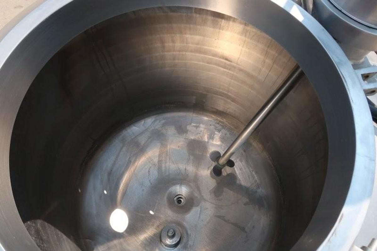 Used Lee 500 Liter Stainless Steel Vacuum Reactor