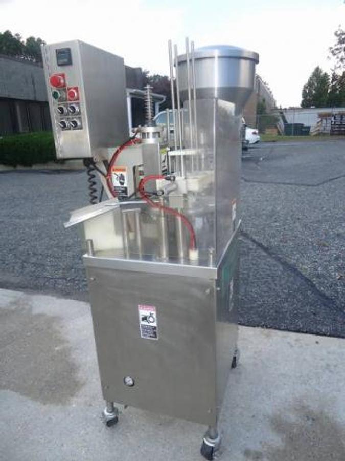 Used Modern Packaging-Winpak Sr6dc Rotary Cup Filler-Sealer