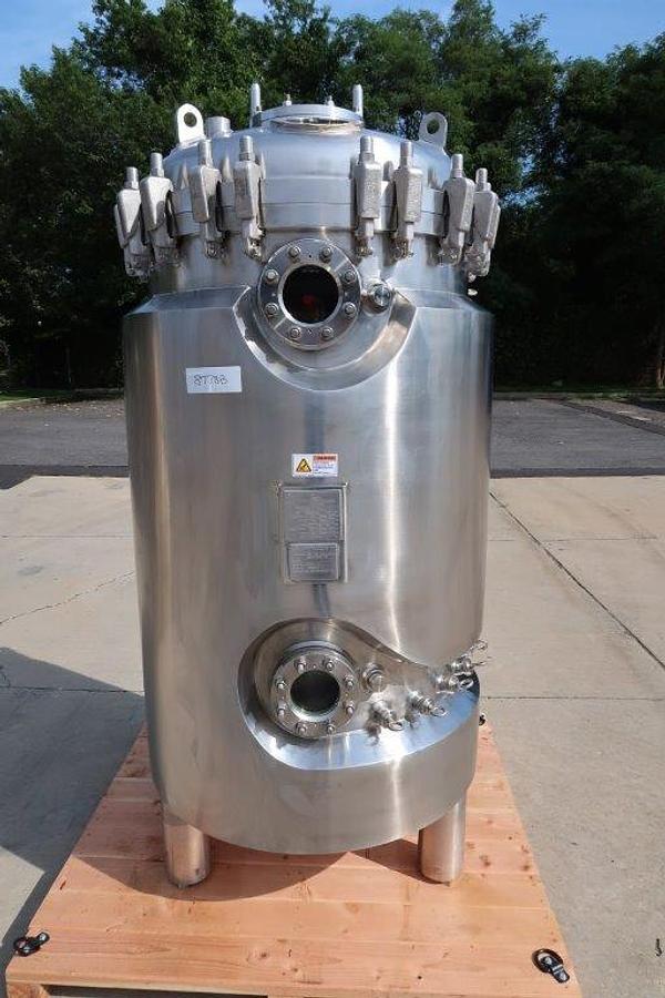 Used 1,000 Liter Allegheny Bradford SS Sanitary Jacketed Pressure Tank/Reactor