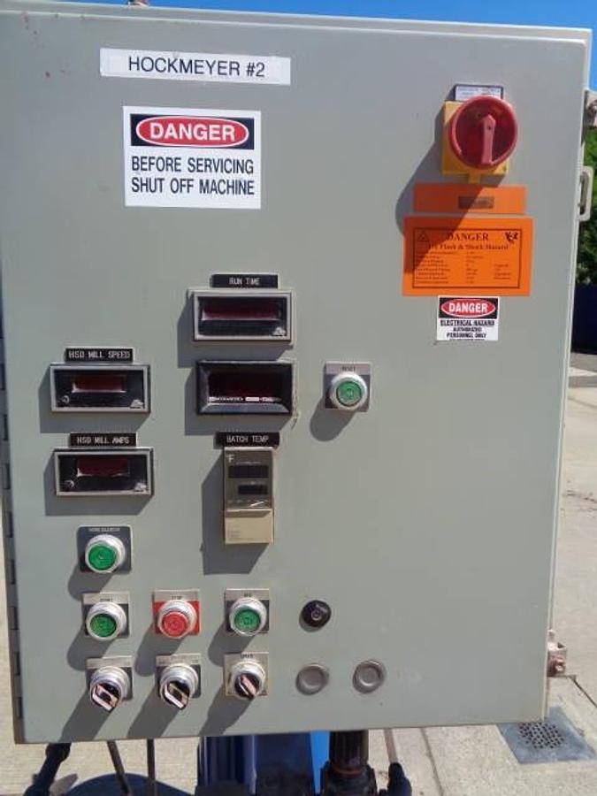 Used Hockmeyer HM-2.5/6-07 Immersion Mill, 10 HP, Explosion Proof