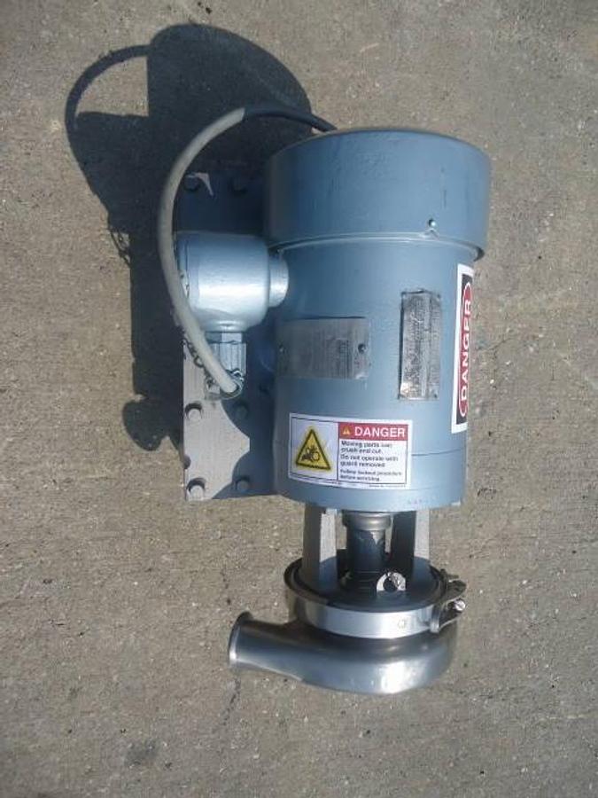 Used Tri Clover Approx. 1-1/2 In. X 1-1/2 In. Sanitary Centrifugal Pump