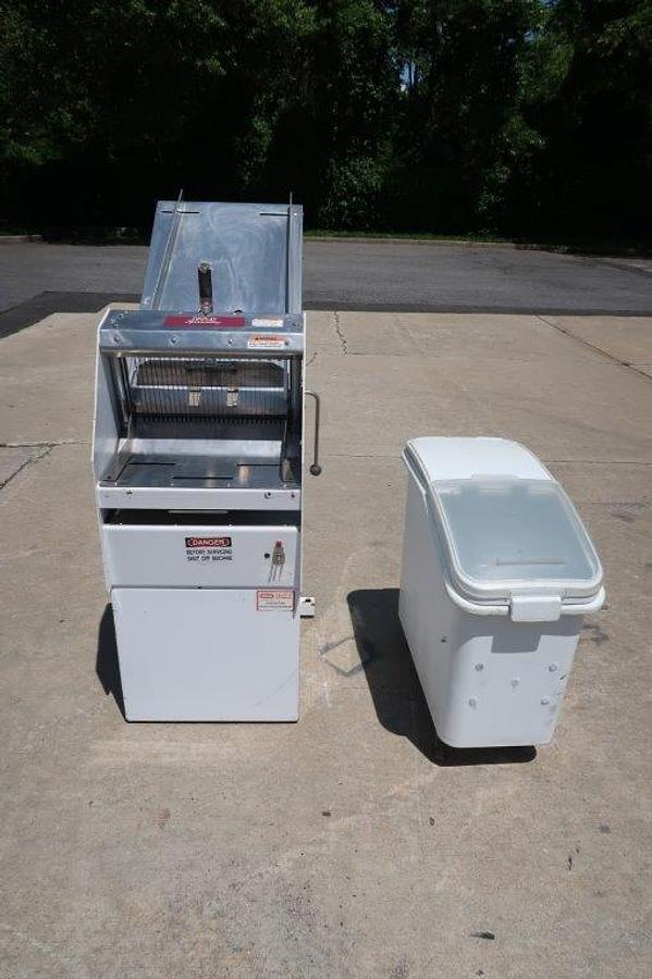 Used Berkel GMB .5 Bread Slicer, Single Phase Motor
