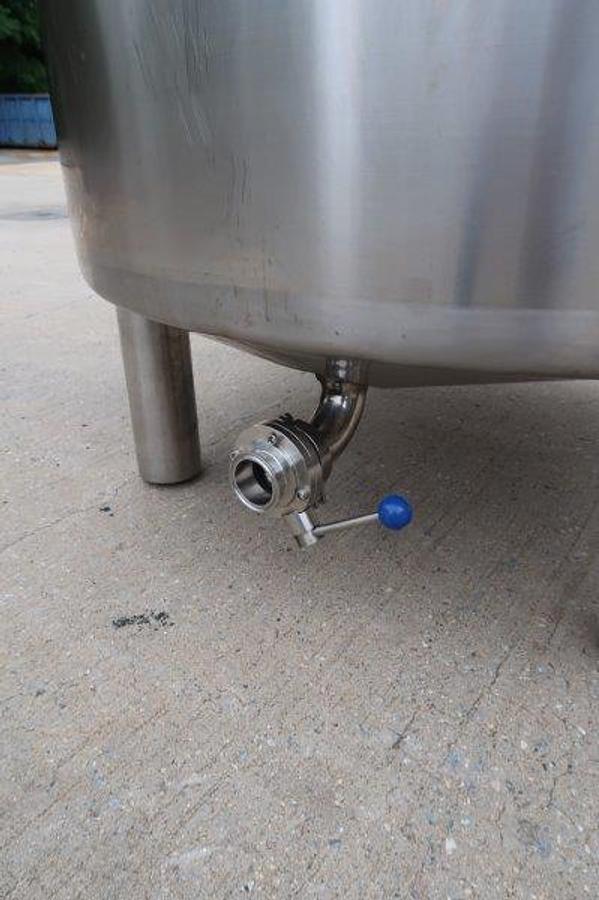 Used 300 Gallon Stainless Closed Jacketed Tank, Sanitary