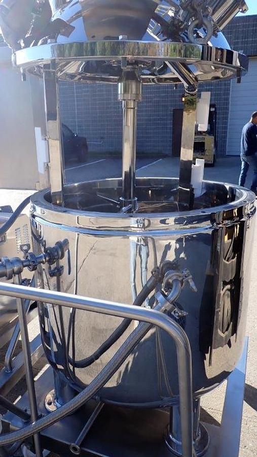 Used Olsa 300 Liter 316L SS Sanitary Reactor/Kettle, Portable