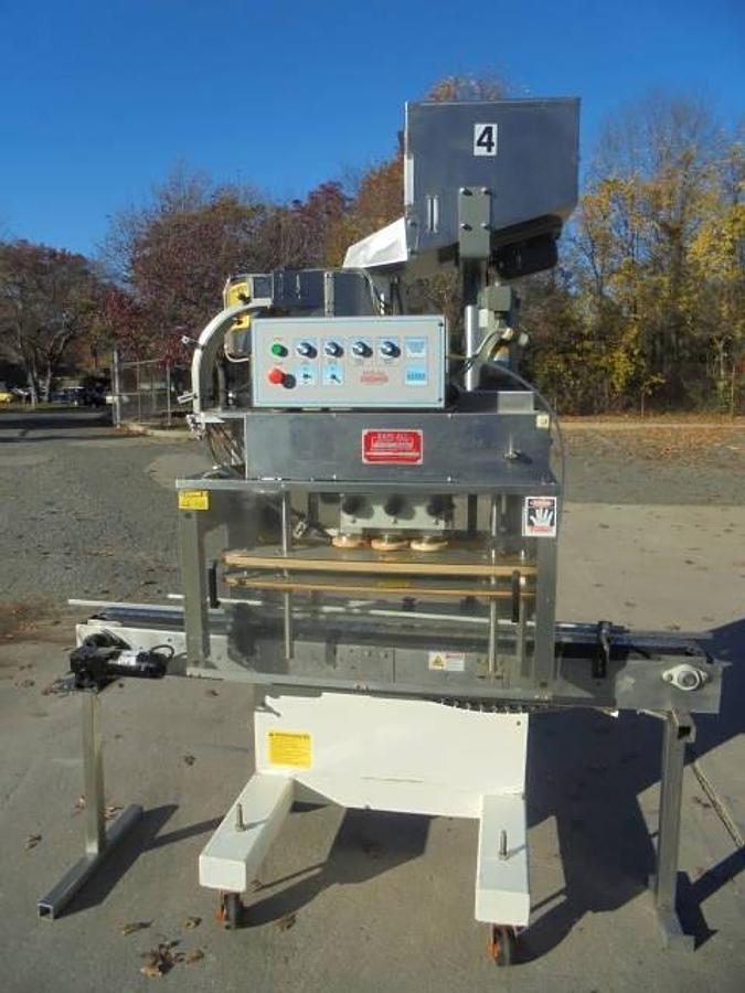 Used Kaps-All A6 Six Spindle Screw Capping Machine, 150 Per Minute