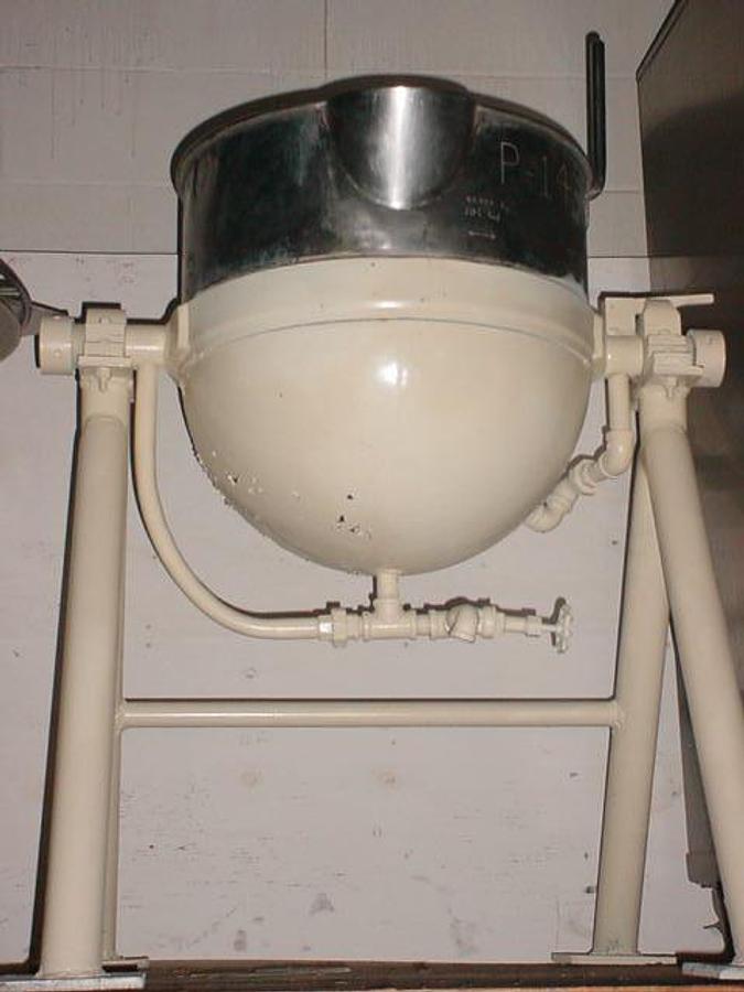 Used 20 Gal. Lee Ss Tilt Kettle, 90 Psi Jkt.