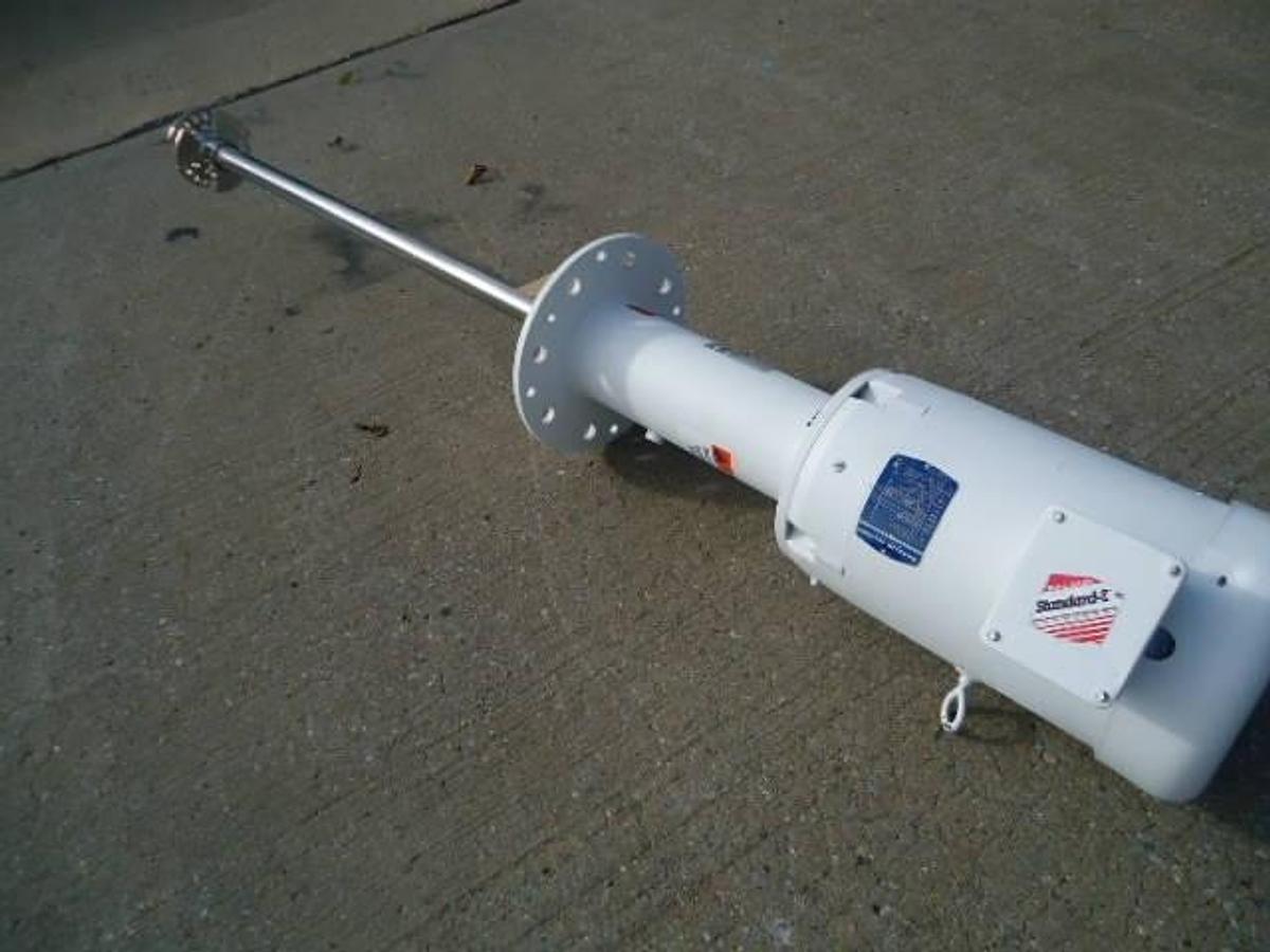 Used Admix “Rotosolver” 10 HP Mixer, 48 In. Long Stainless Shaft/Head
