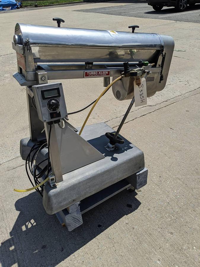 Used Key Industries “Turbo-Kleen” CP-300 Capsule Polisher