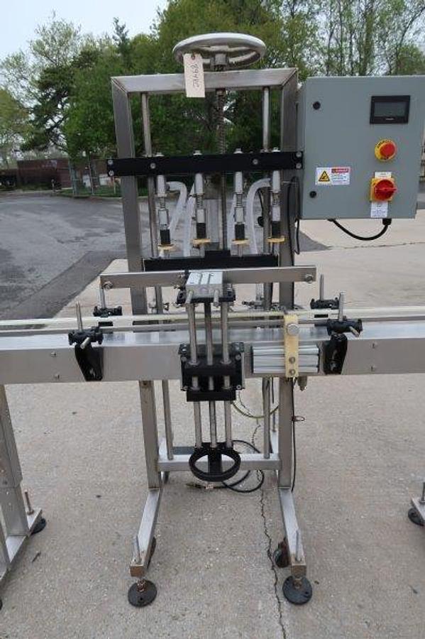 Used Apex Four Head SS Overflow Filler