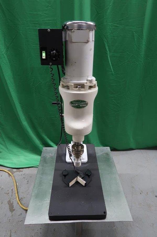 Used Swanmatic C300 Tabletop Semi-Automatic Capper, Single Phase Electric