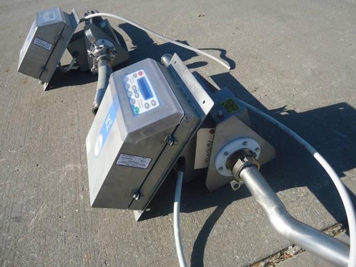 Used Loma Iq2 Pipeline Metal Detectors, 2 Inch Tri-Clamp Ports (2)