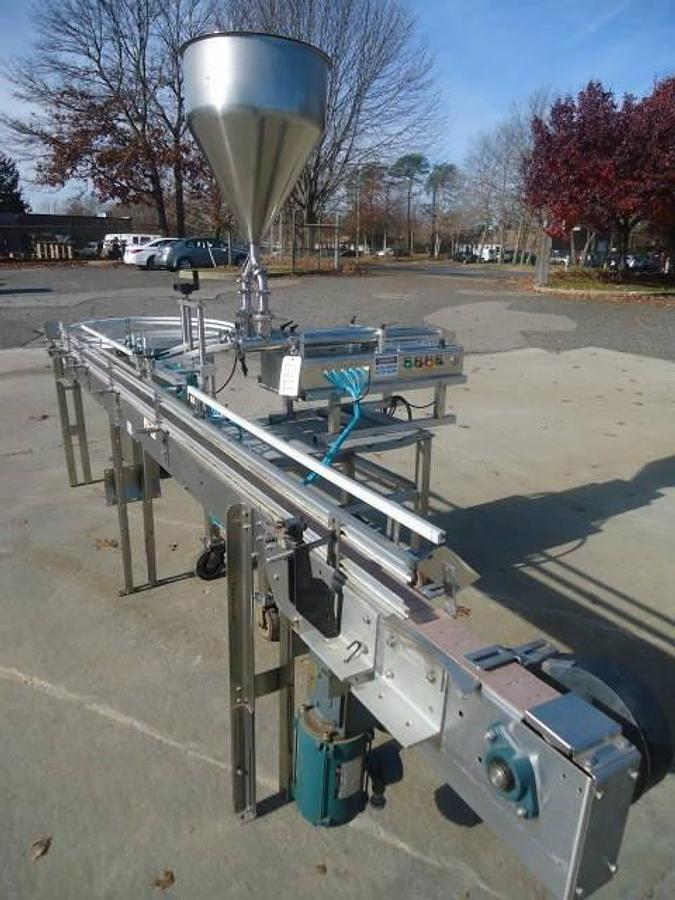 Used Jda Progress Twin Piston Automatic Filler