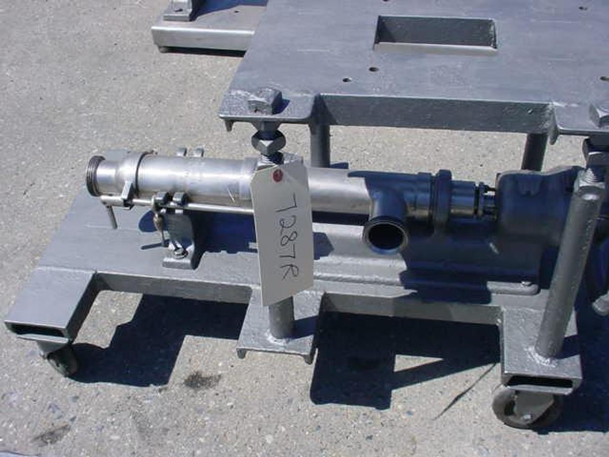 Used MOYNO 2″ X 2″” SANITARY PROGRESSIVE CAVITY PUMP, No Motor
