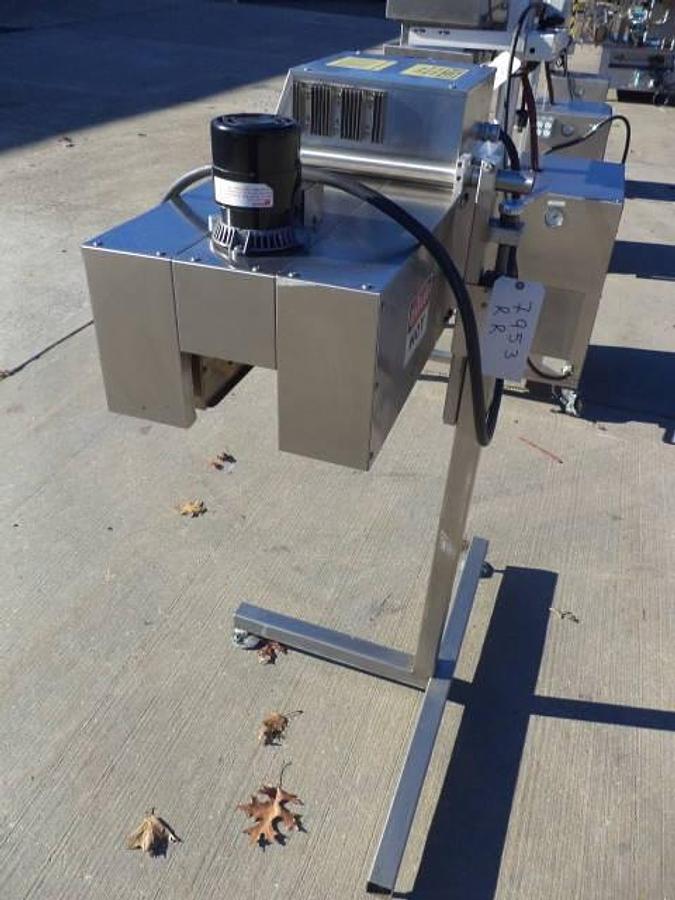 Used PDC KRC Shrink Tunnel For Neck Banders, Stainless Steel