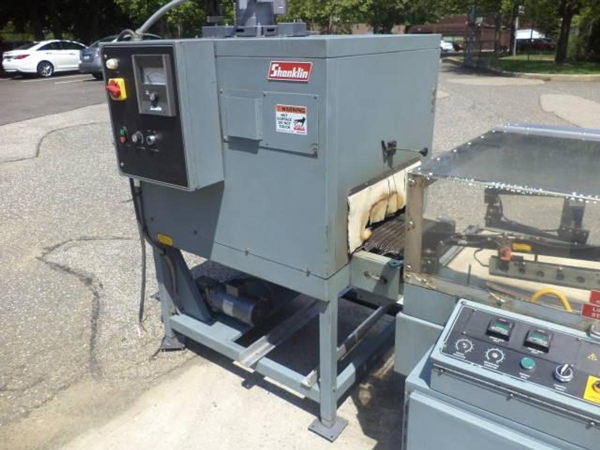 Used Shanklin A-27A “L” Sealer With Shrink Tunnel