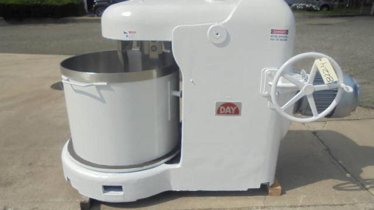 Used 100 Gallon Day Stainless Steel Pony Mixer, Tilt Out Head