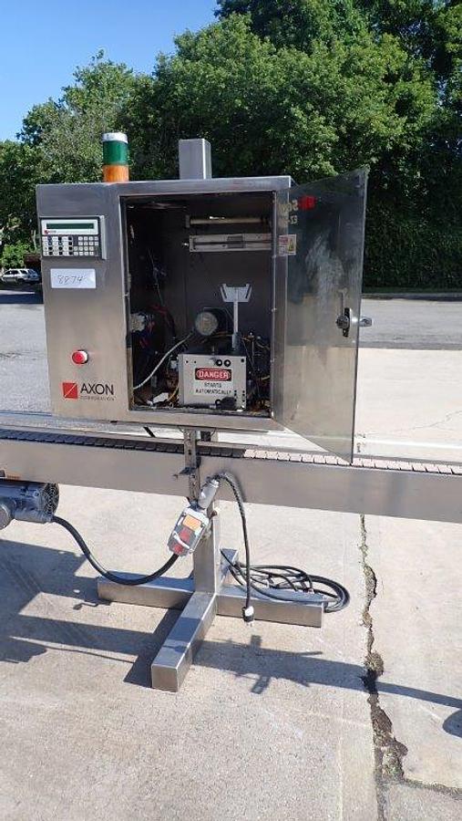 Used Axon EZ-300 Sleever/Bander, Stainless