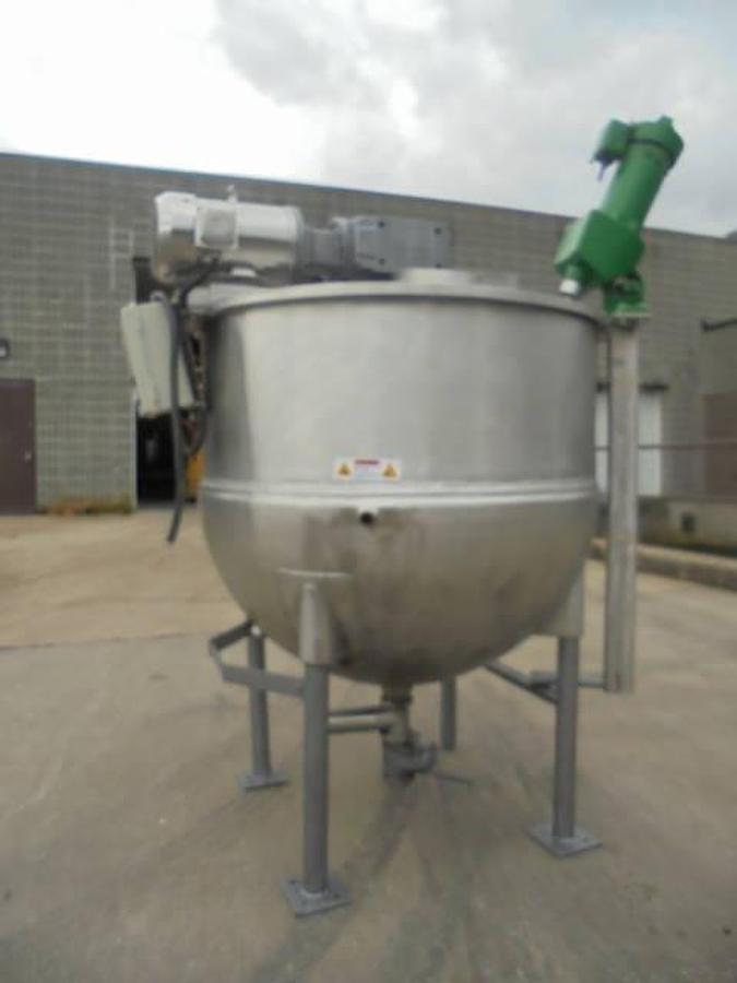 Used 150 Gallon 316 Stainless Steel Jacketed Dual Action Kettle