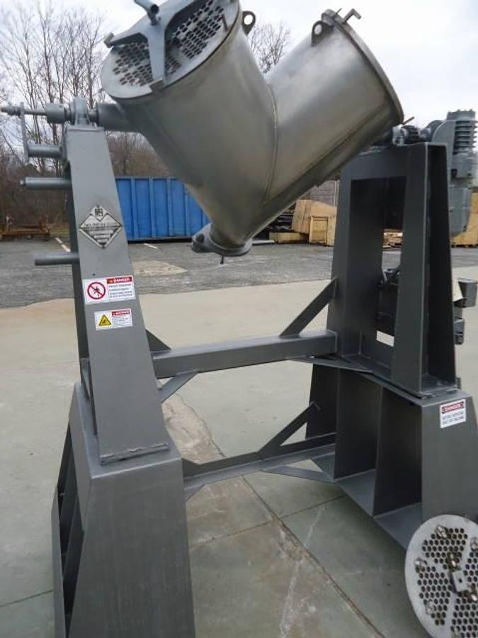 Used 3 Cu.ft. Patterson Kelley Stainless Stee “V” Blender
