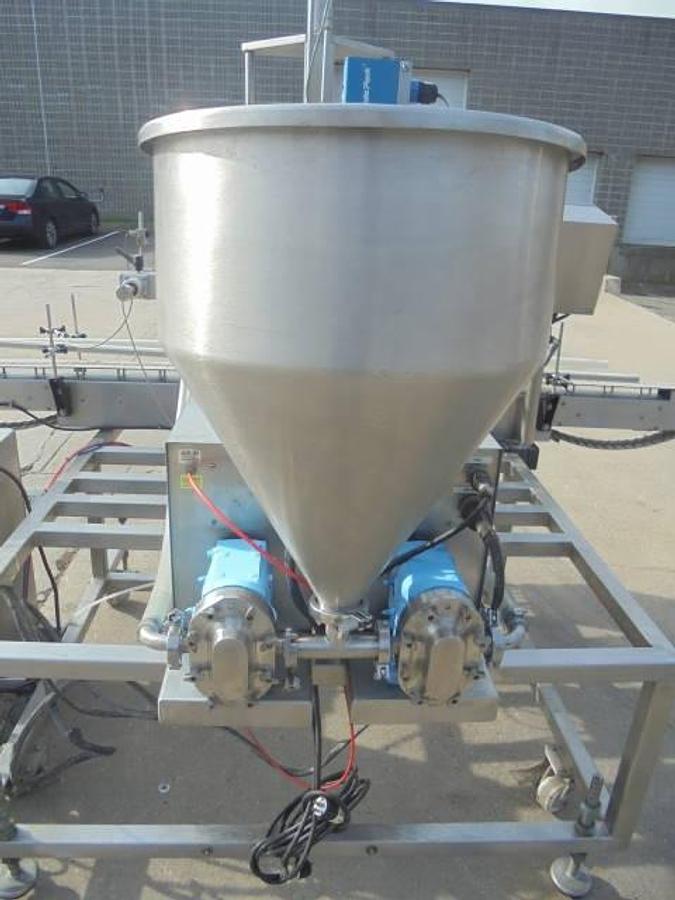 Used Oden GEN-3 Pro/Fill 3000 Dual Head Positive Displacement Filler