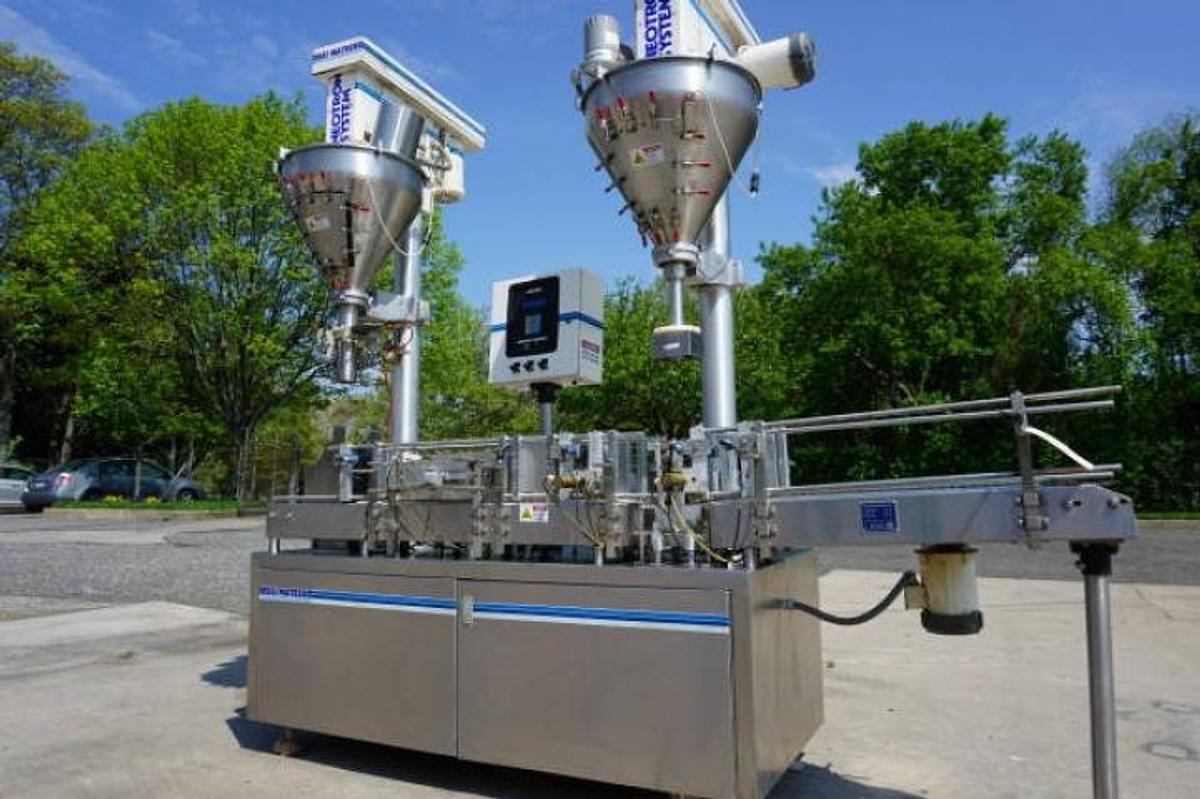 Used GEI/Mateer Neotron 4230 Dual Auger High Speed Powder Filler
