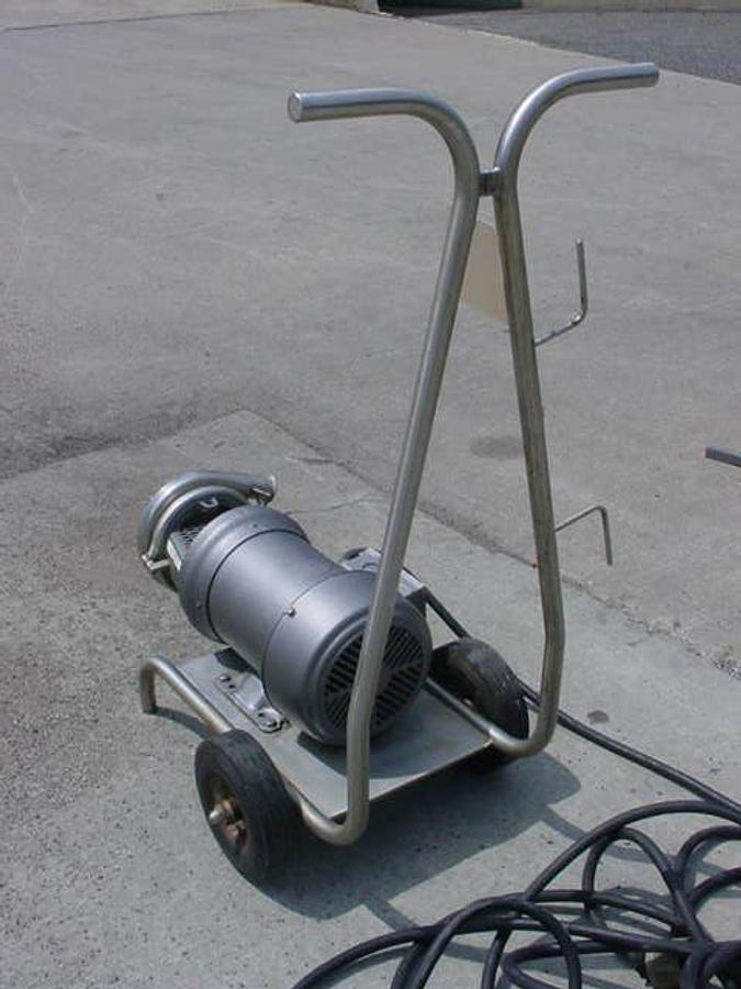 Used Tri-Clover 2″ X 1-1/2″ Ss Sanitary Centrifugal Pump, Portable