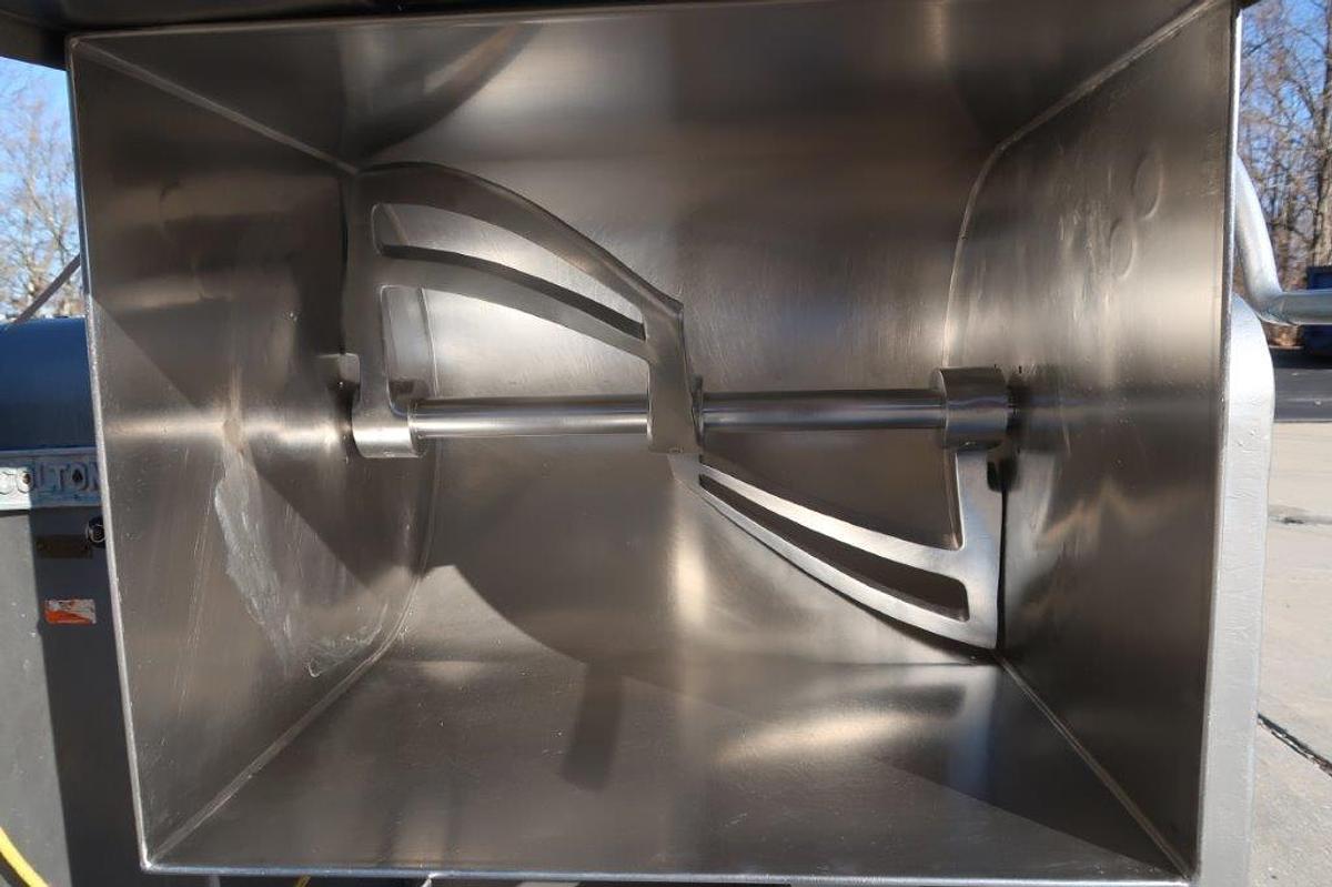 Used Colton 5 Cubic Foot Stainless Steel Single Arm Mixer, Tilt Discharge