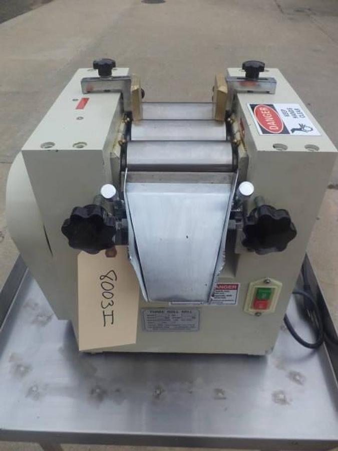 Used Torrey Hills Technologies 2-1/2 In. X 5 In. Lab Three Roll Mill