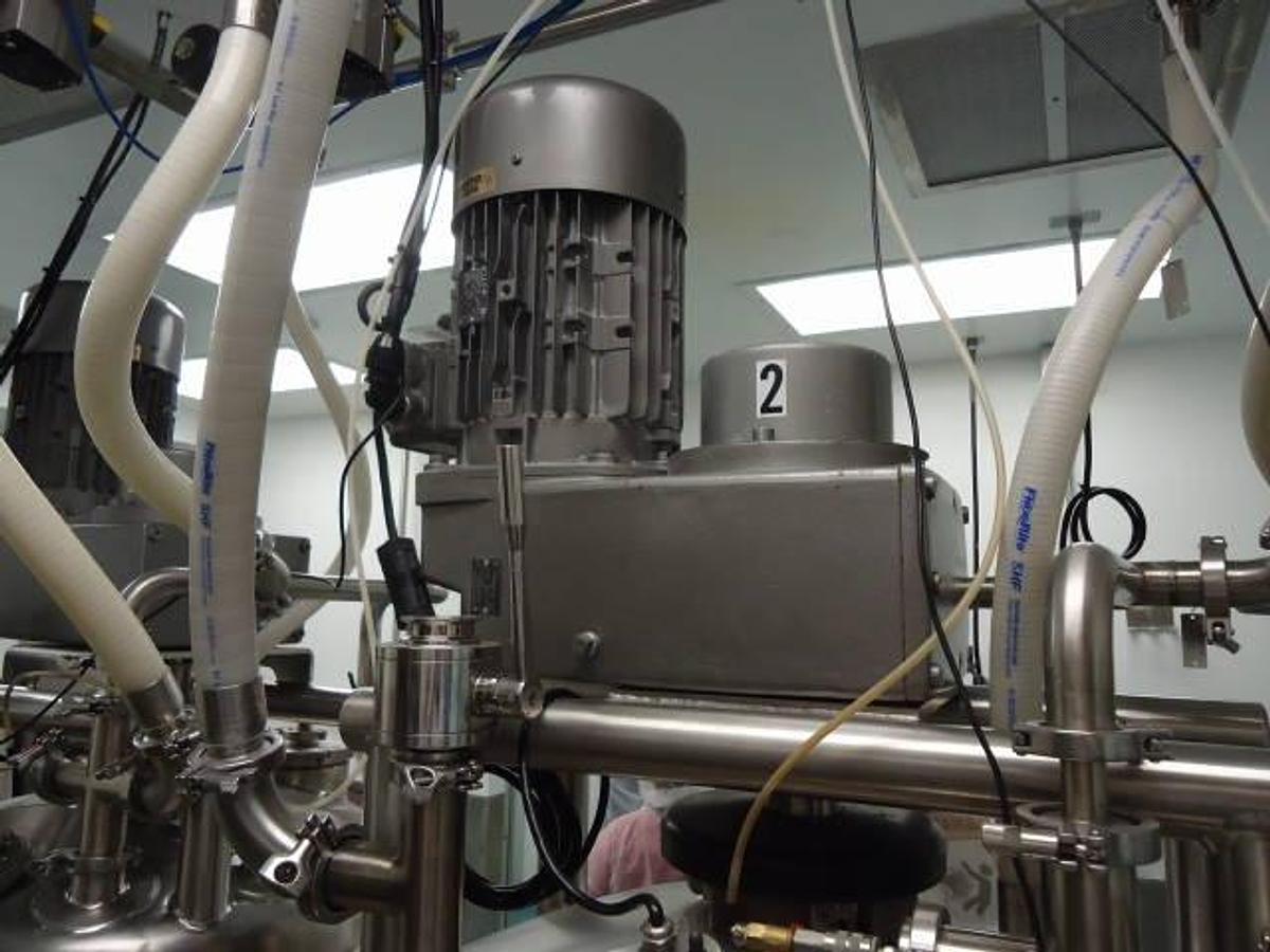 Used Feldmeier 100 Gallon Sanitary Jacketed Vacuum Agitated Reactor, 316L (3)