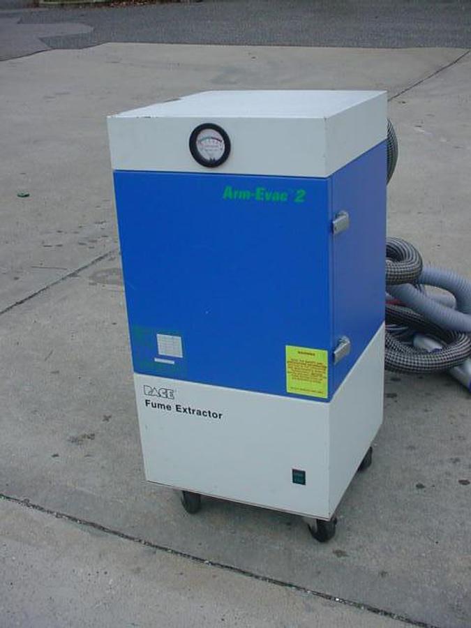 Used PACE “ARM-EVAC 2″” FUME EXTRACTOR, Portable