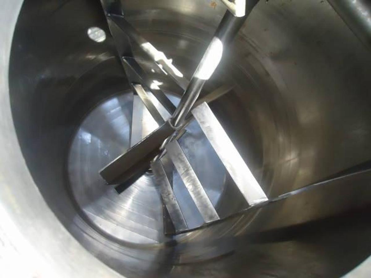 Used 300 Gallon Lee Stainless Jacketed Agitated Vacuum Reactor